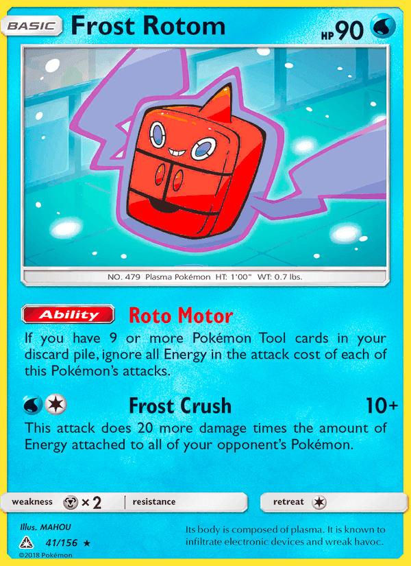 Frost Rotom, carta 41 di Ultra Prism