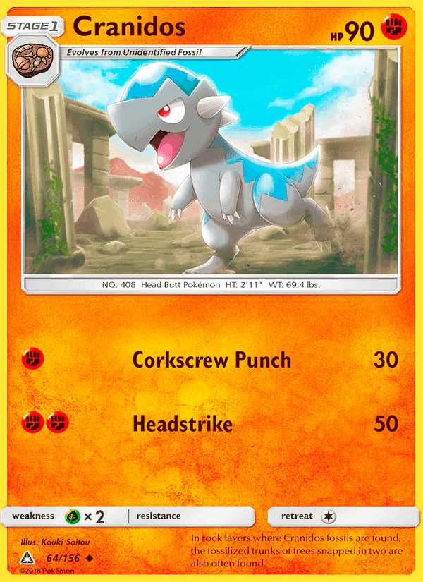 Cranidos, card 64 from Ultra Prism