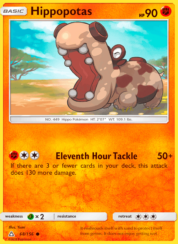 Hippopotas, card 68 from Ultra Prism