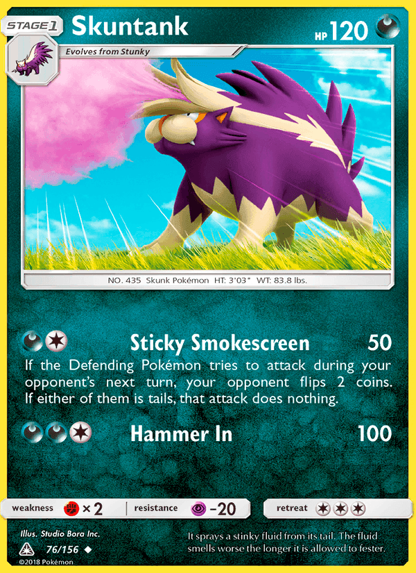 Skuntank, card 76 from Ultra Prism