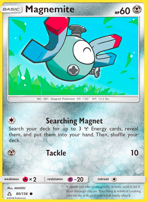 Magnemite, card 80 from Ultra Prism
