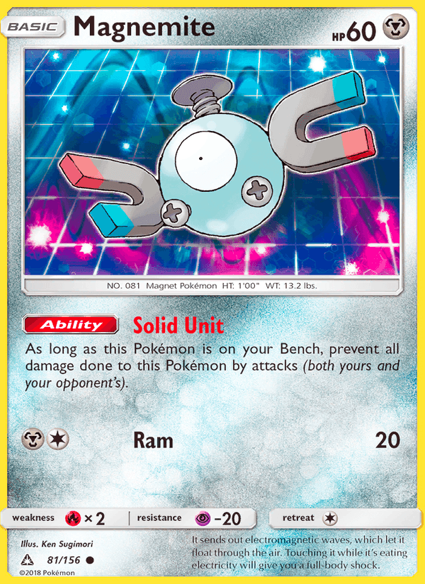 Magnemite, card 81 from Ultra Prism