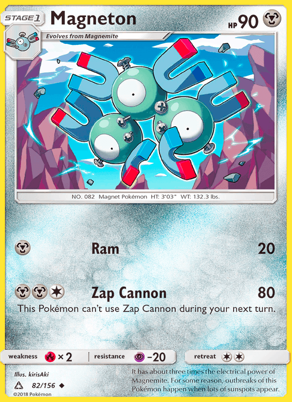 Magneton, card 82 from Ultra Prism