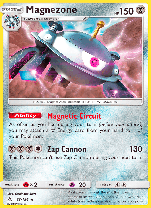 Magnezone, card 83 from Ultra Prism