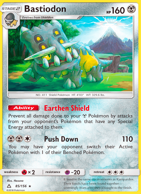 Bastiodon, card 85 from Ultra Prism