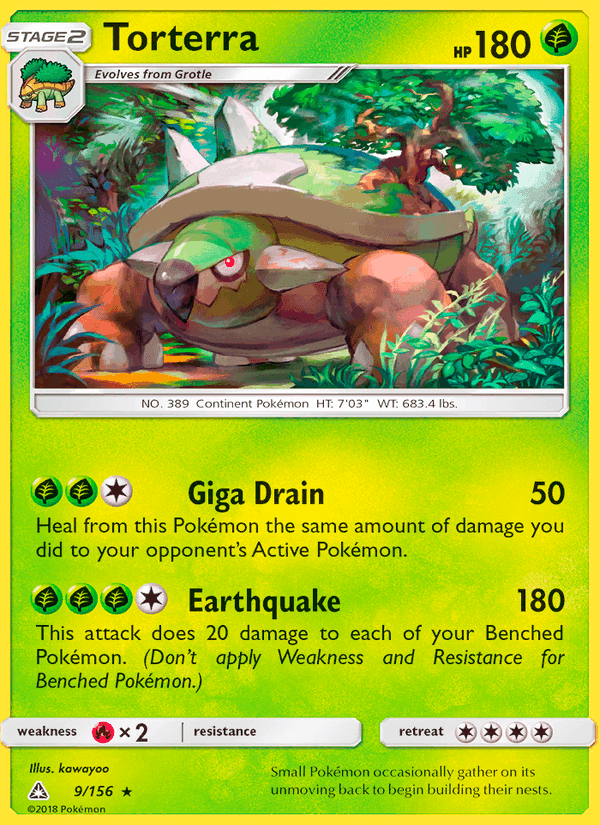 Ultra Prism の 9 番、Torterra