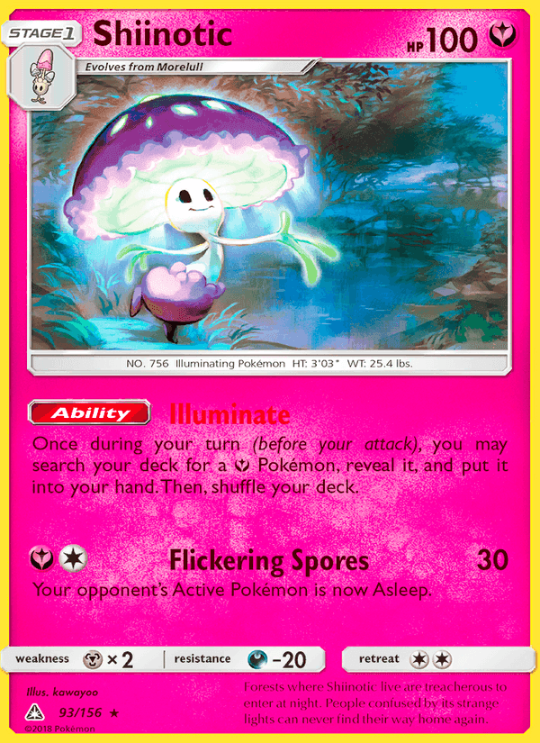 Shiinotic, card 93 from Ultra Prism
