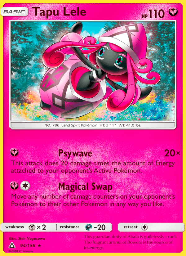 Tapu Lele, card 94 from Ultra Prism