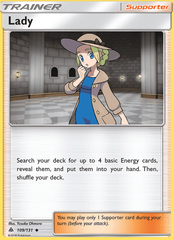 Lady, card 109 from Forbidden Light
