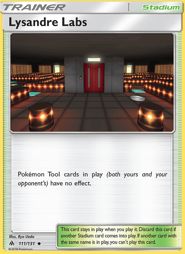Lysandre Labs, card 111 from Forbidden Light