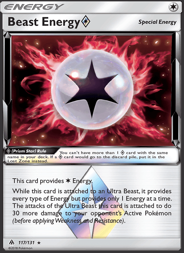 Beast Energy ◇, card 117 from Forbidden Light