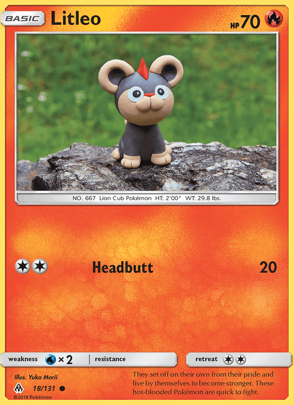 Litleo, card 18 from Forbidden Light
