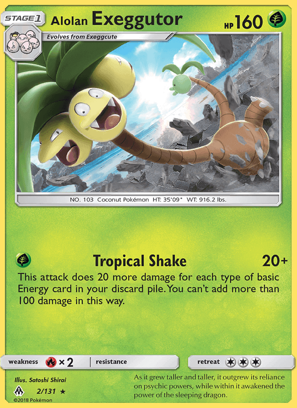 Alolan Exeggutor, carta 2 di Forbidden Light