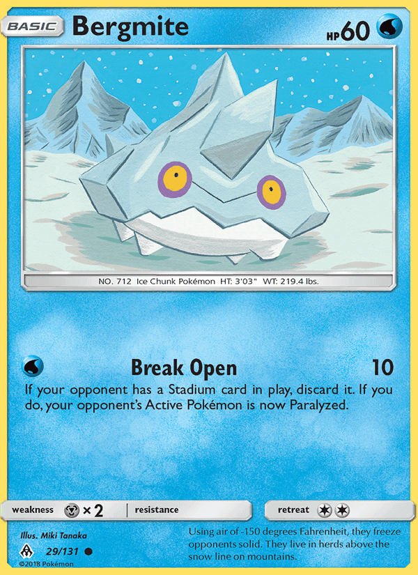 Bergmite, carta 29 di Forbidden Light