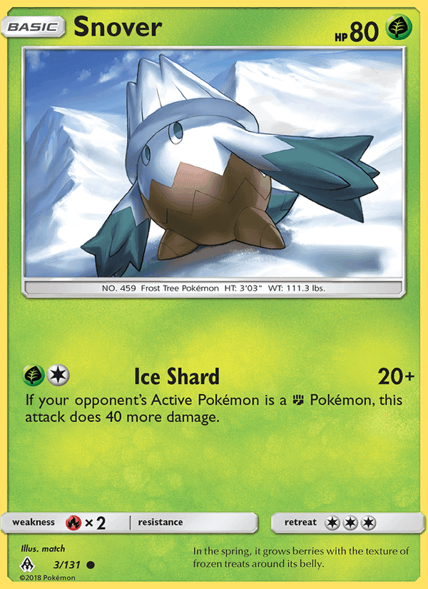 Snover, carta 3 di Forbidden Light