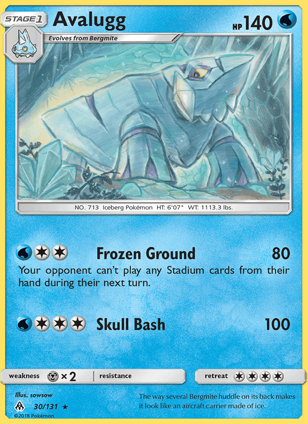 Avalugg, card 30 from Forbidden Light