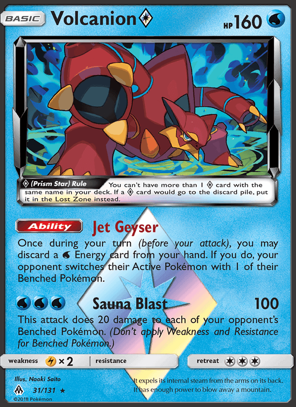 Volcanion ◇, card 31 from Forbidden Light