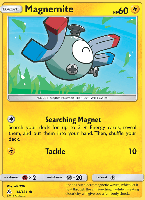 禁断の光 の 34 番、Magnemite