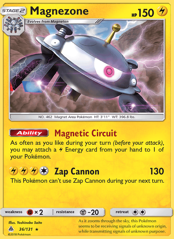 Magnezone, carta 36 di Forbidden Light