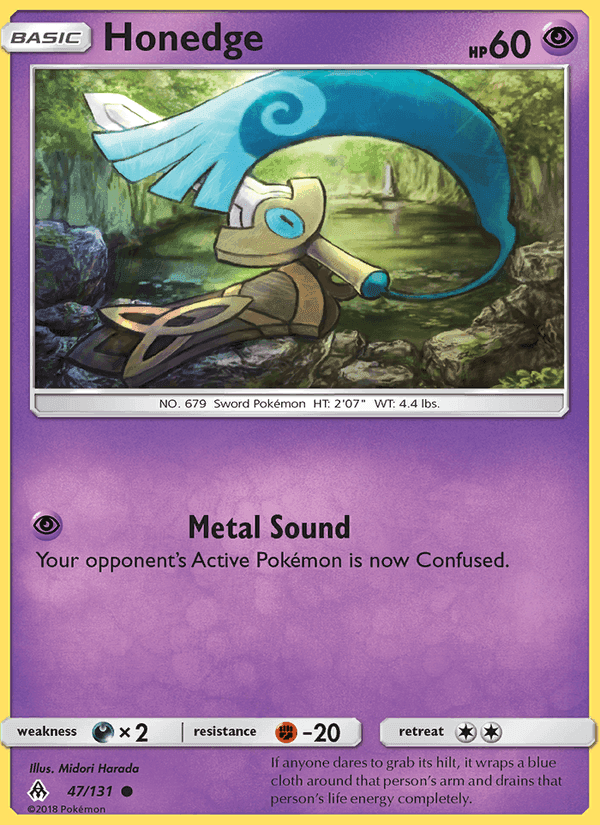 Honedge, card 47 from Forbidden Light