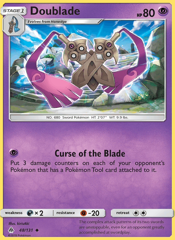 Doublade, carta 48 di Forbidden Light