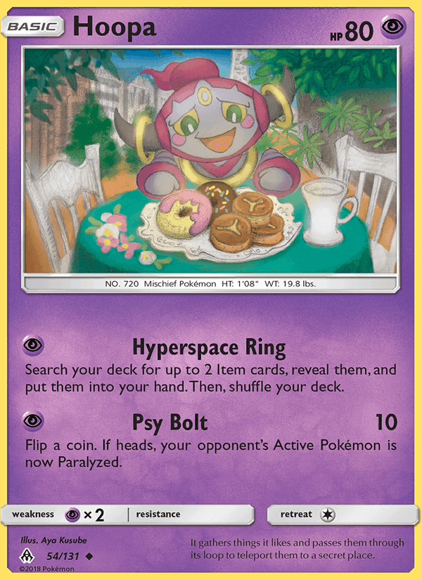 Hoopa, card 54 from Forbidden Light