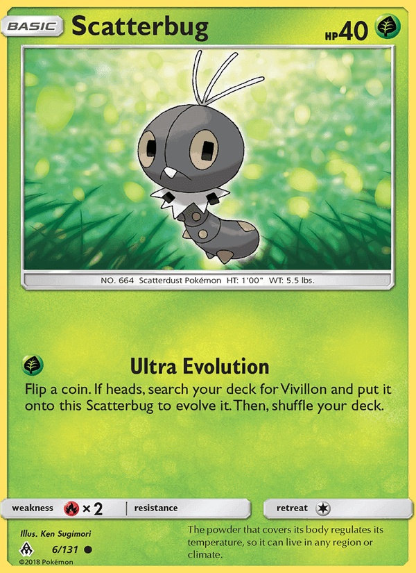 Scatterbug, card 6 from Forbidden Light