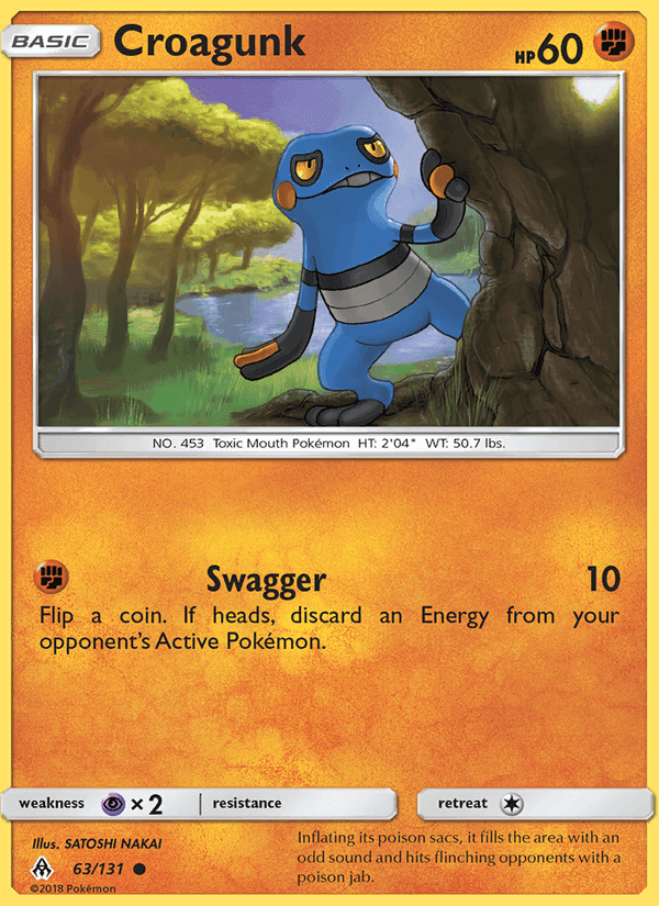 Croagunk, card 63 from Forbidden Light