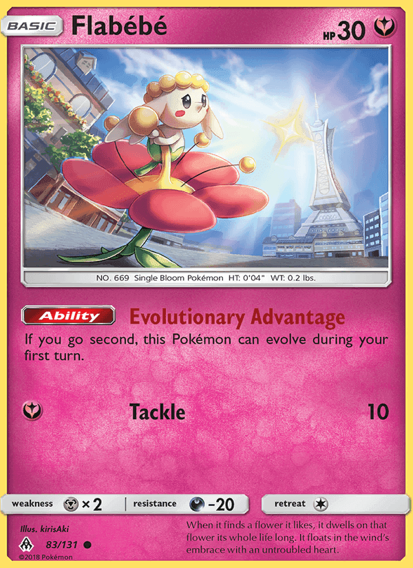 Flabébé, card 83 from Forbidden Light