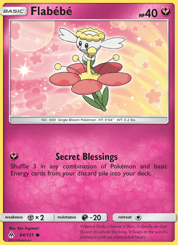 Flabébé, card 84 from Forbidden Light