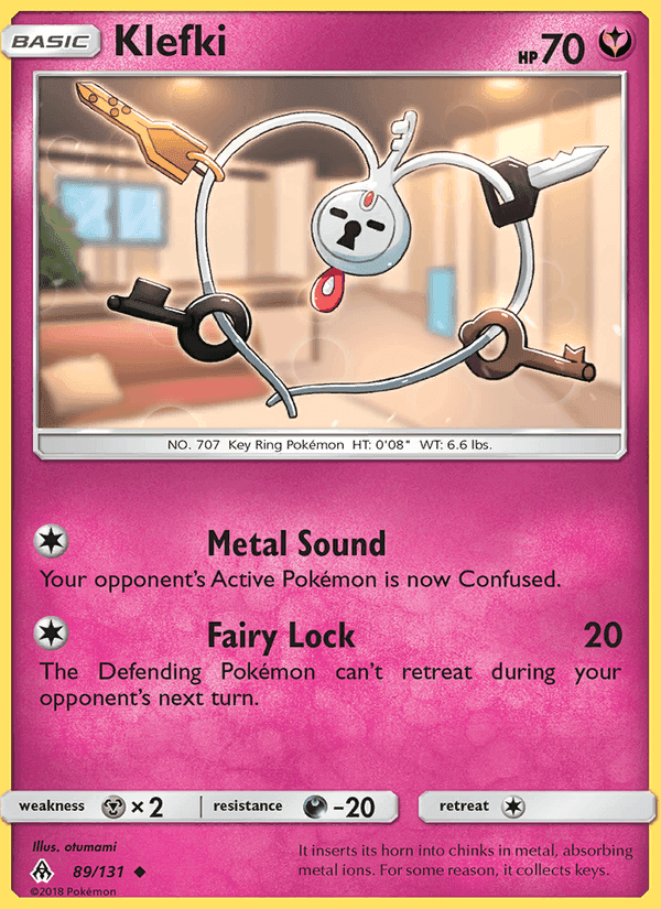 Klefki, card 89 from Forbidden Light