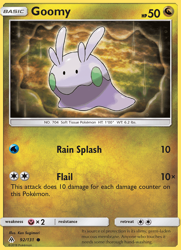 Goomy, card 92 from Forbidden Light