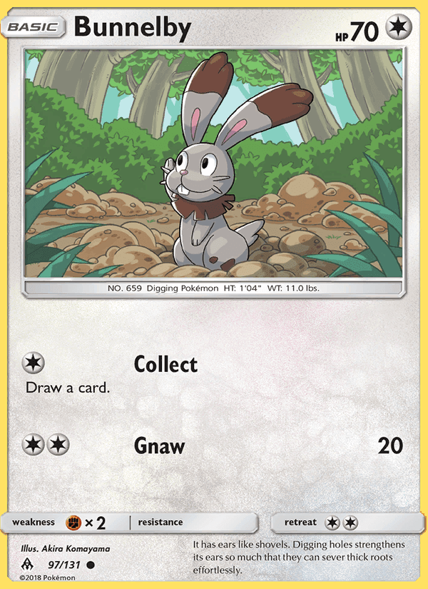 Bunnelby, card 97 from Forbidden Light