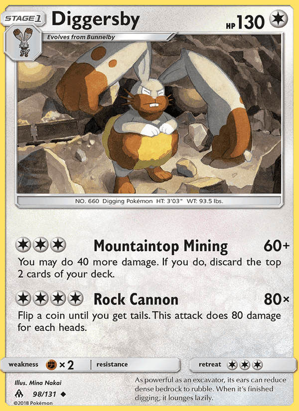 Diggersby, card 98 from Forbidden Light