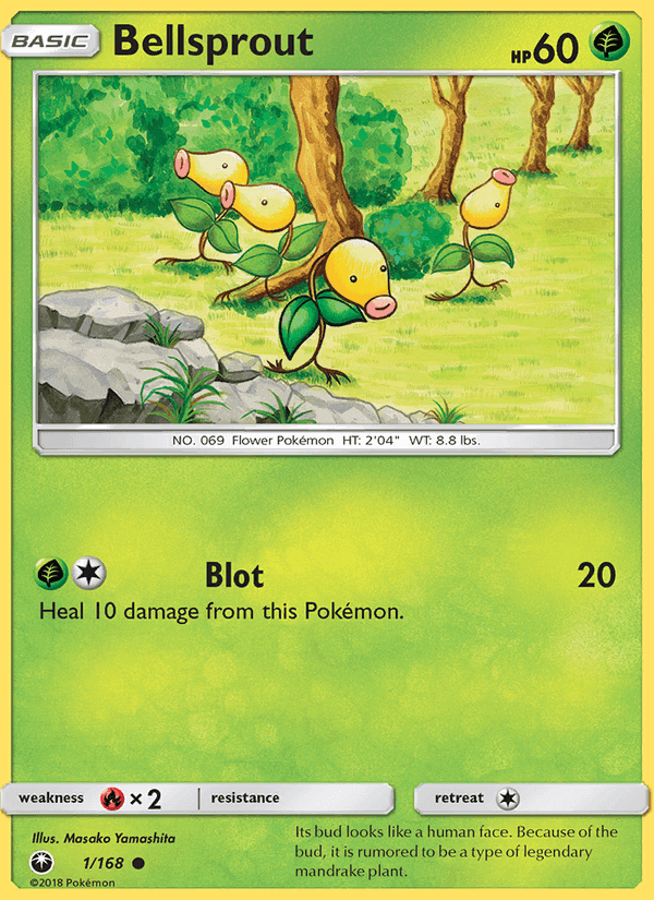 Bellsprout, card 1 from Celestial Storm