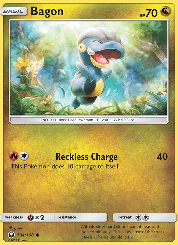 Bagon, card 104 from Celestial Storm