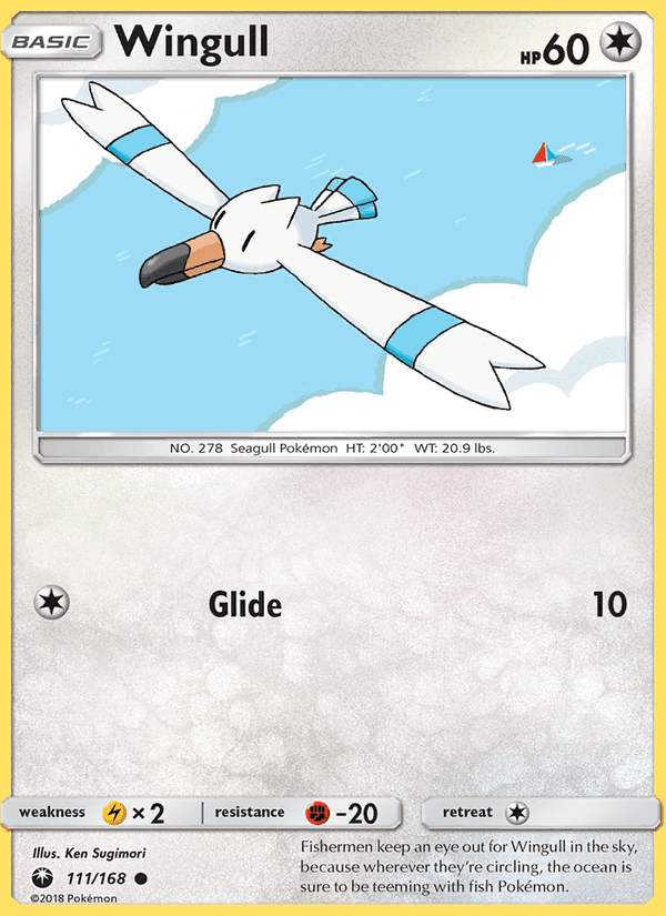 Wingull, card 111 from Celestial Storm