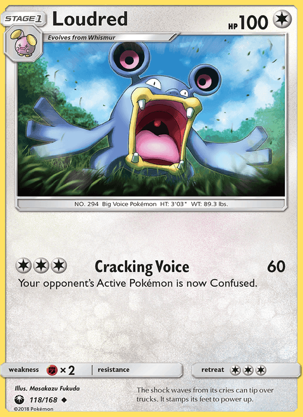 Loudred, card 118 from Celestial Storm