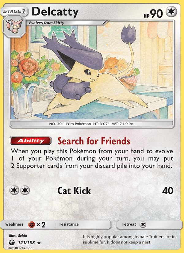 裂空のカリスマ の 121 番、Delcatty