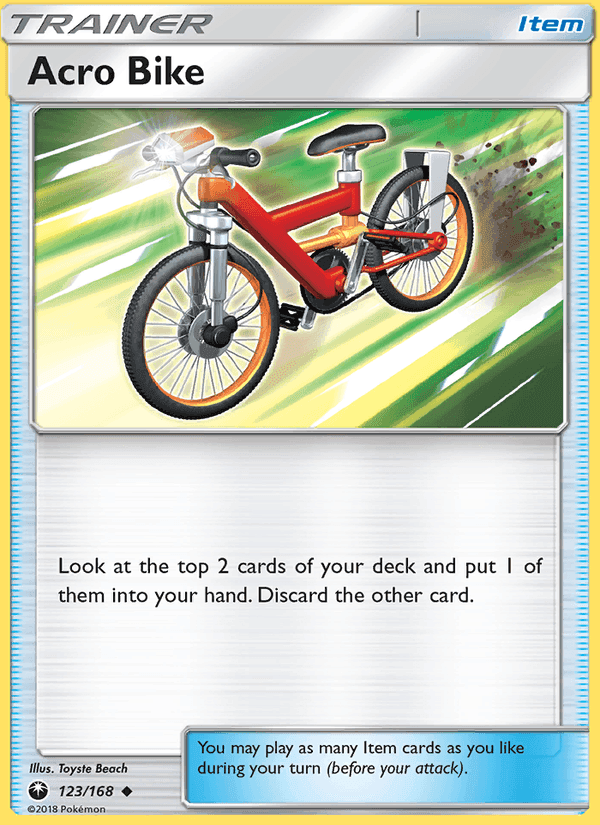 Acro Bike, card 123 from Celestial Storm