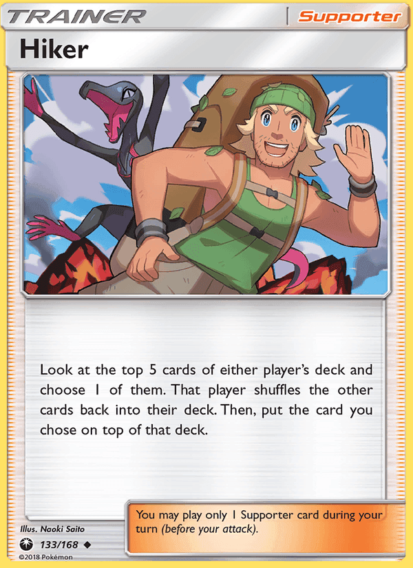 Hiker, card 133 from Celestial Storm