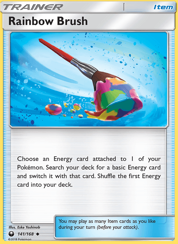 Rainbow Brush, card 141 from Celestial Storm