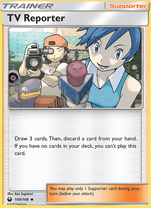 TV Reporter, card 149 from Celestial Storm