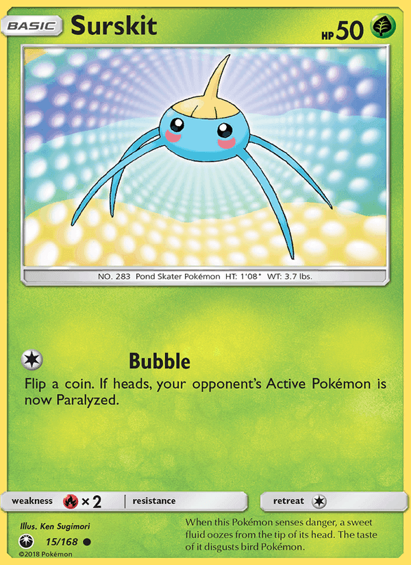 Surskit, card 15 from Celestial Storm