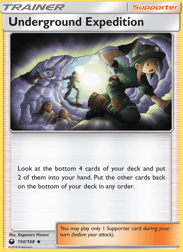 Underground Expedition, card 150 from Celestial Storm