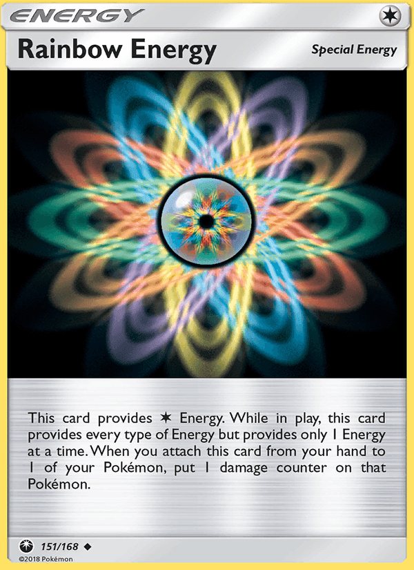 Rainbow Energy, card 151 from Celestial Storm