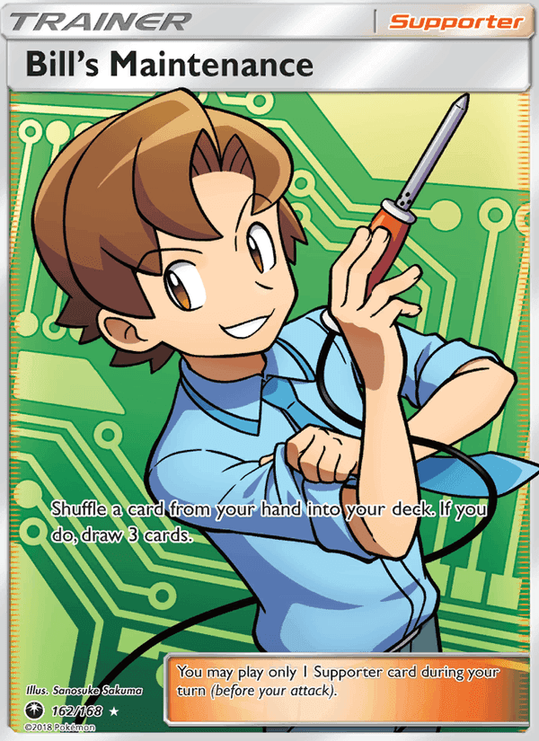 Bill’s Maintenance, card 162 from Celestial Storm