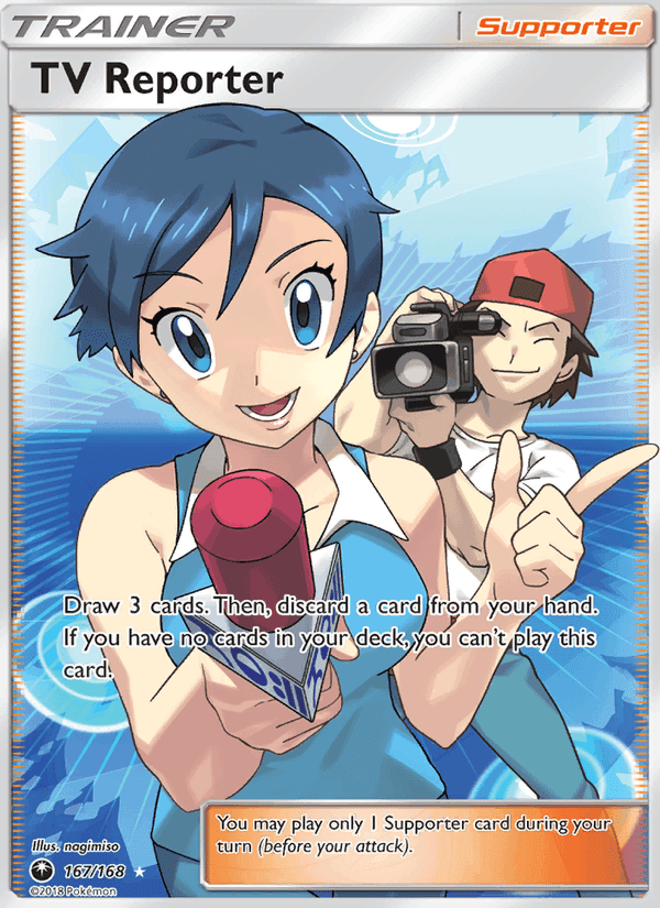 TV Reporter, card 167 from Celestial Storm