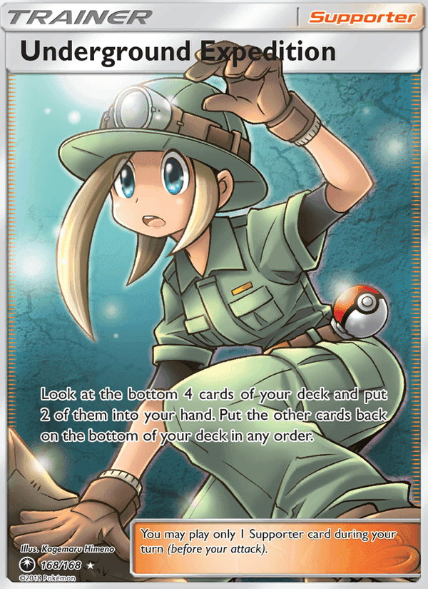 Underground Expedition, card 168 from Celestial Storm