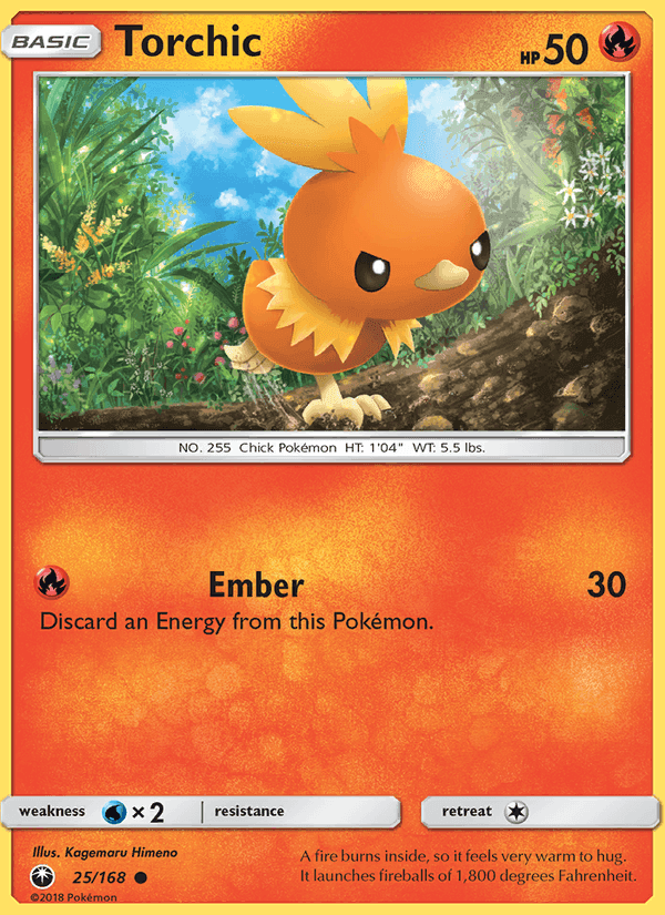 裂空のカリスマ の 25 番、Torchic